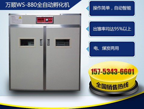 萬順880枚全自動(dòng)孵化機(jī)